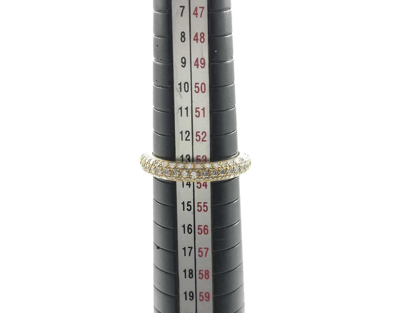 Cartier Mr. Mister #54 Diamond YG 750 3.3g Ring 