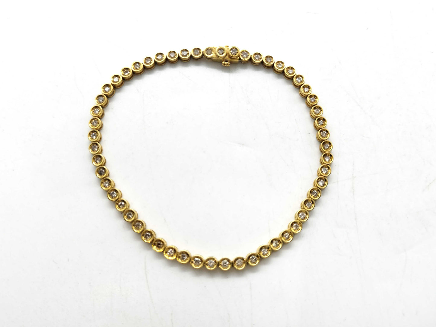 Tennis Bracelet D1.00ct K18 8.3g Bracelet/Bangle 