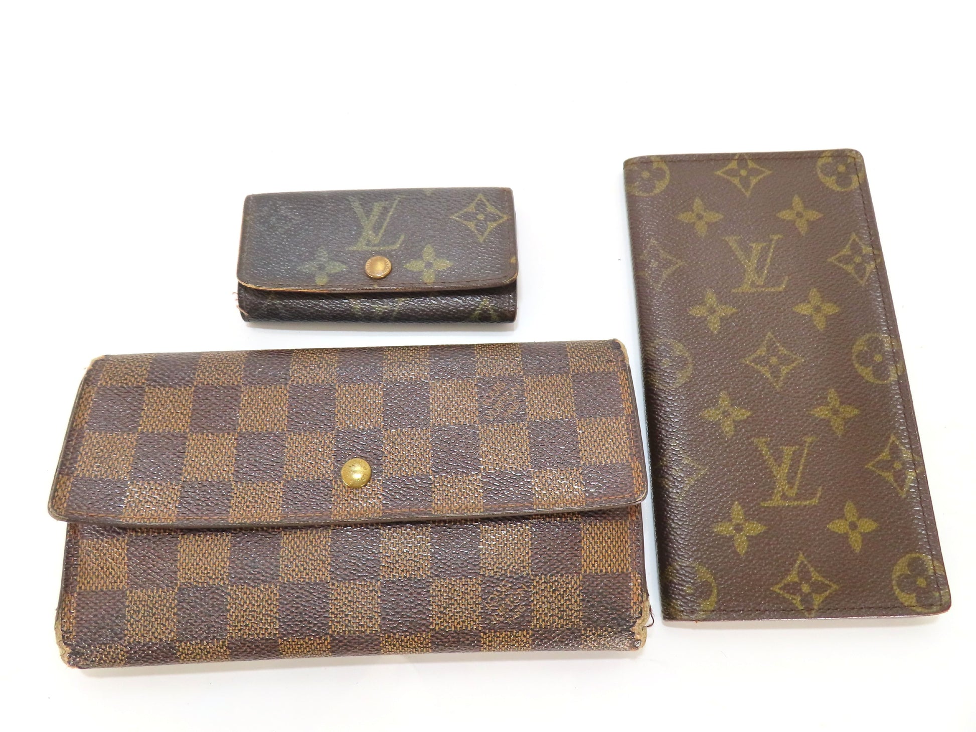 LOUIS VUITTON Monogram Card Case/Key Case/Damier Long Wallet