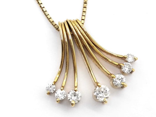D0.50ct K18 6.2g Necklace 