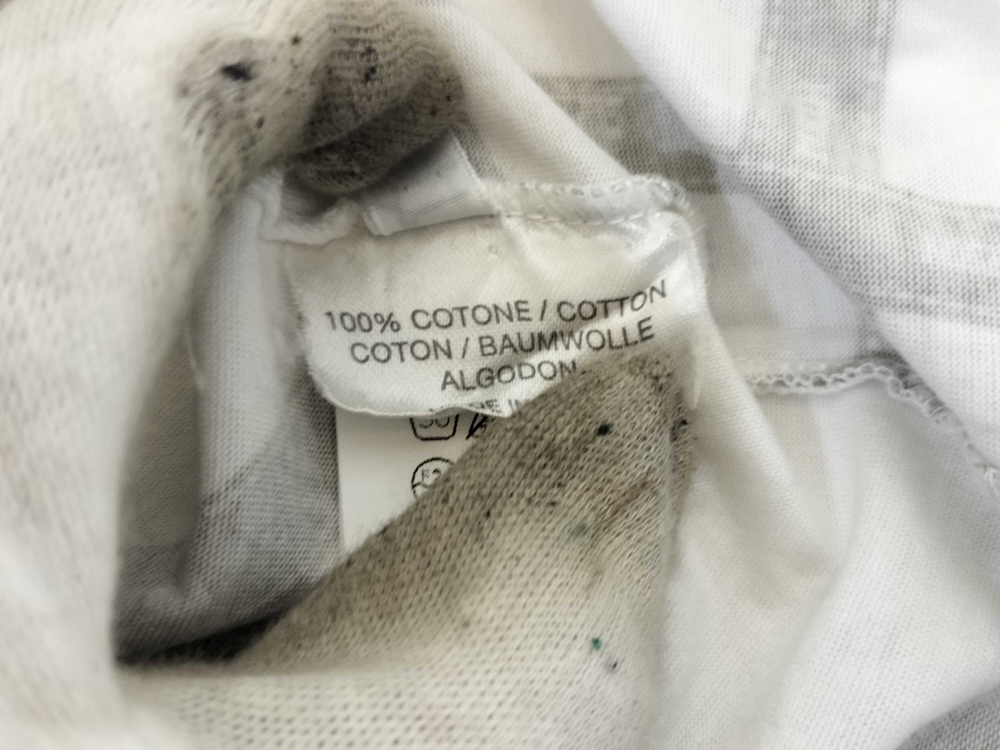 HERMES Bordic Ribbon White/Gray T-shirt