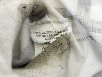 HERMES Bordic Ribbon White/Gray T-shirt