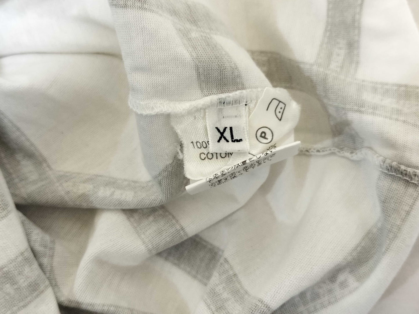 HERMES Bordic Ribbon White/Gray T-shirt