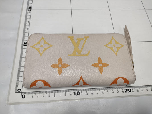 LOUIS VUITTON Monogram M82206 Empreinte Zippy Wallet Two-Tone Wallet