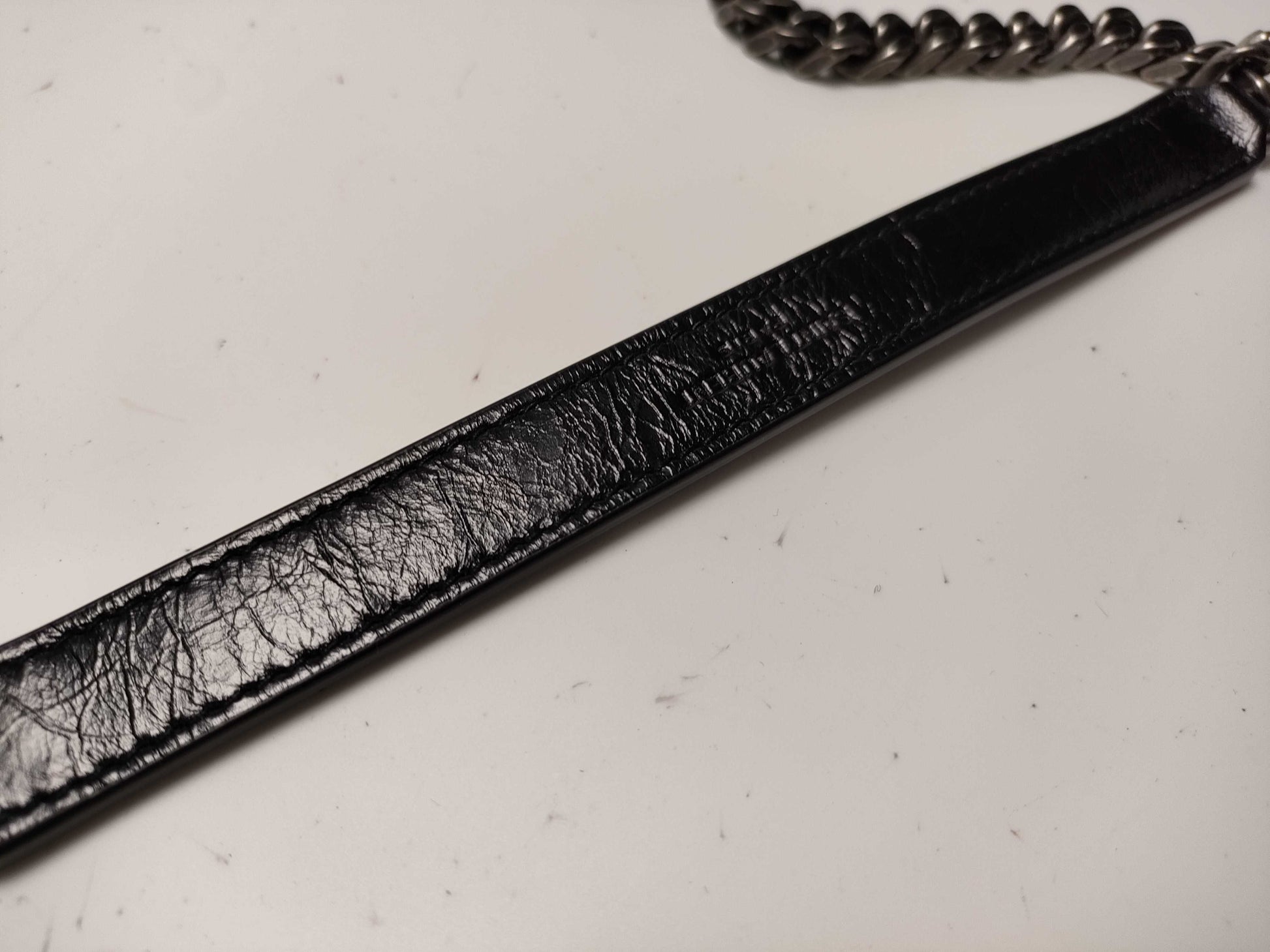 SAINT LAURENT V-stitch shoulder bag
