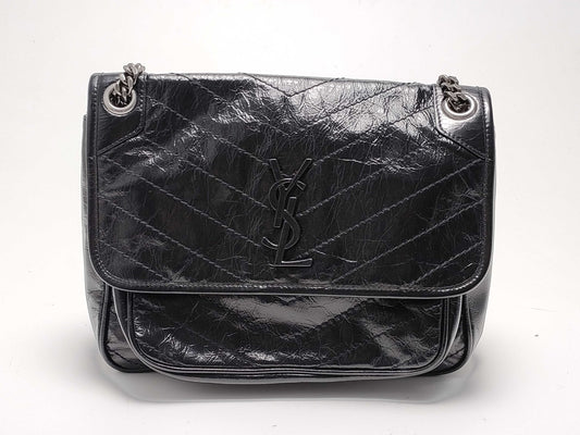 SAINT LAURENT V-stitch shoulder bag