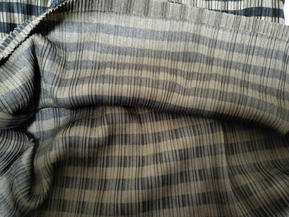 ISSEY MIYAKE Pleats Please Top Turtleneck Striped Top