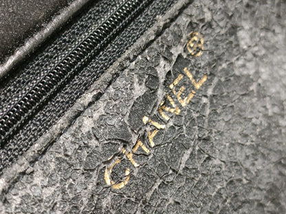 CHANEL Enamel Chain Shoulder Bag