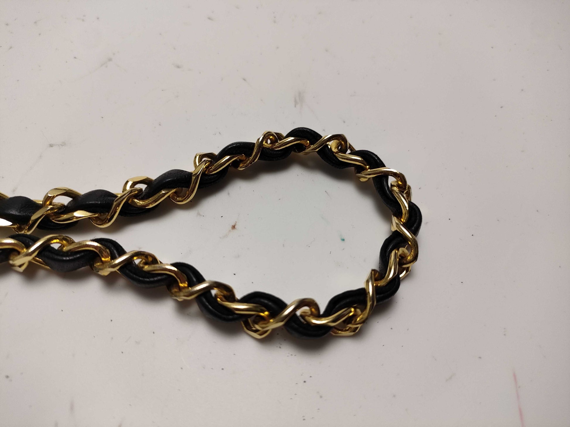 CHANEL Enamel Chain Shoulder Bag