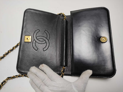 CHANEL Enamel Chain Shoulder Bag