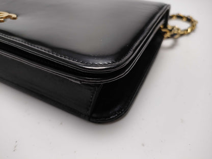 CHANEL Enamel Chain Shoulder Bag