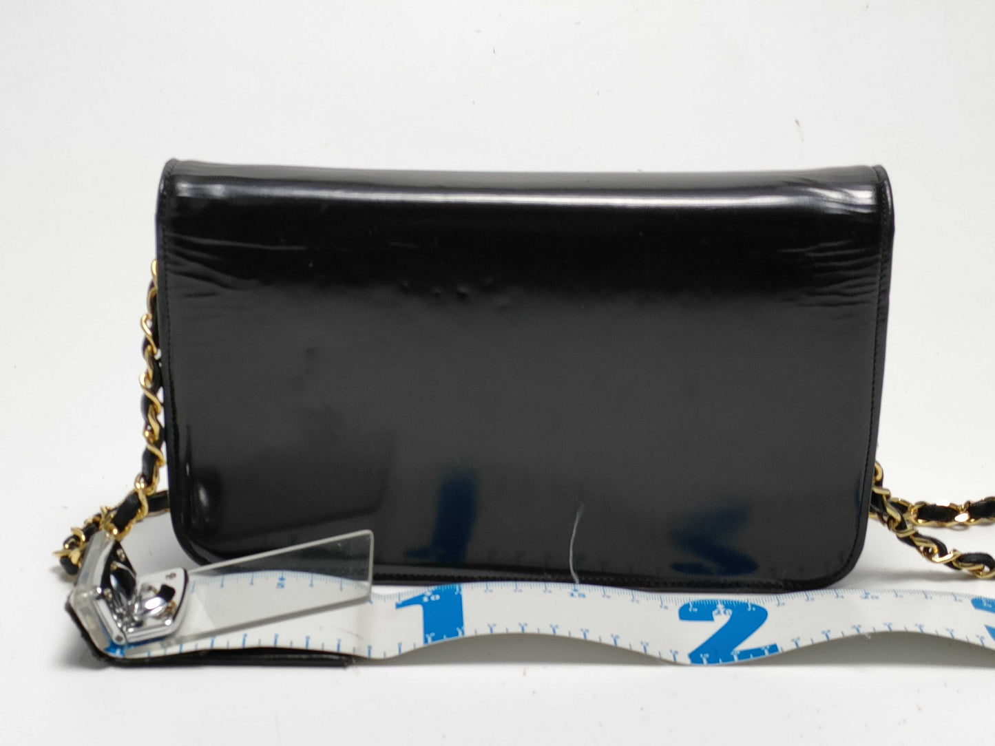 CHANEL Enamel Chain Shoulder Bag