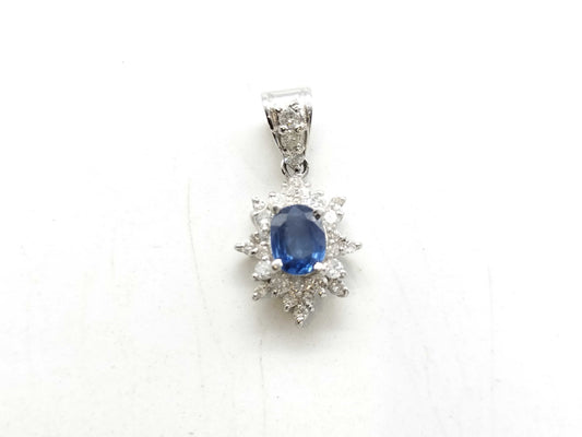 S 0.50ct D 0.30ct PT900 2.1g Pendant Top 
