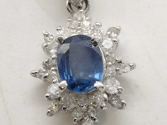 S 0.50ct D 0.30ct PT900 2.1g Pendant Top 