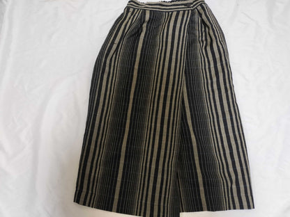 ISSEY MIYAKE Pants Border Skirt