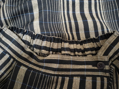 ISSEY MIYAKE Pants Border Skirt