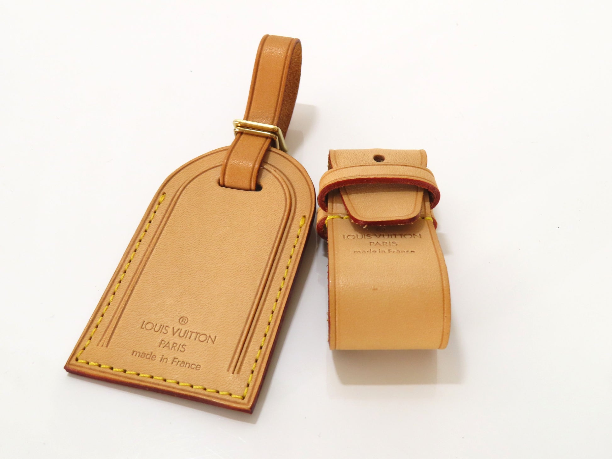 LOUIS VUITTON Monogram Poignier/Epi Wallet with Name Tags