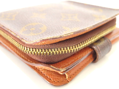 LOUIS VUITTON Monogram Poignier/Epi Wallet with Name Tags