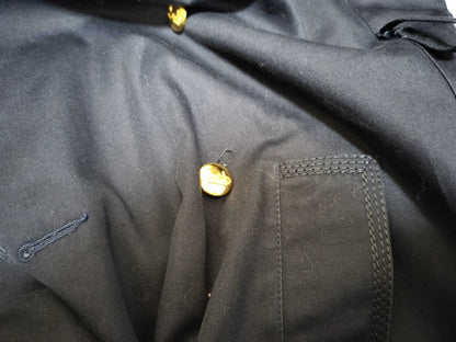 CELINE Trench Coat/Gold Button Coat