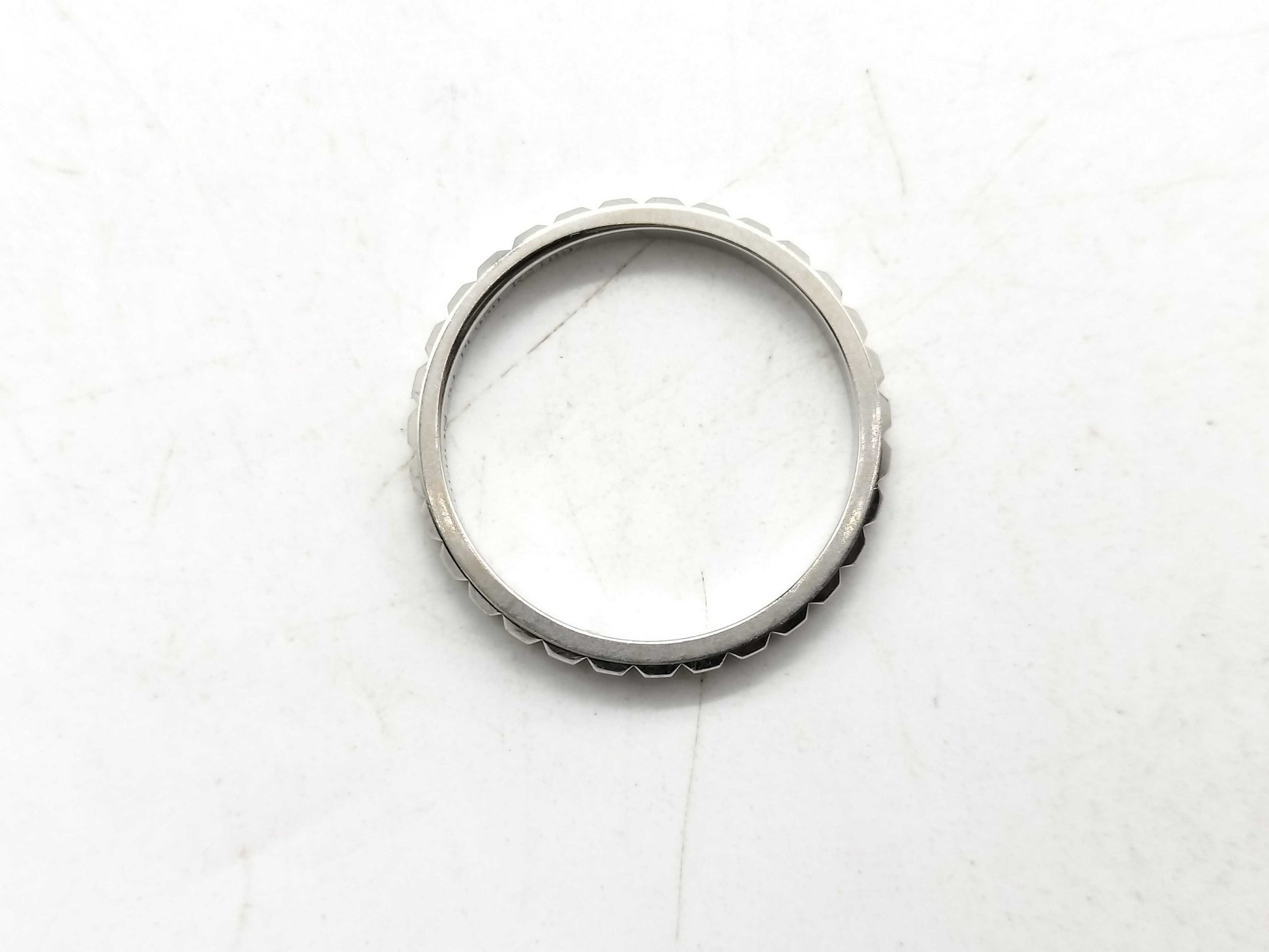 BOUCHERON Quatre Clos de Paris #54 Pt950 3.2g Ring 