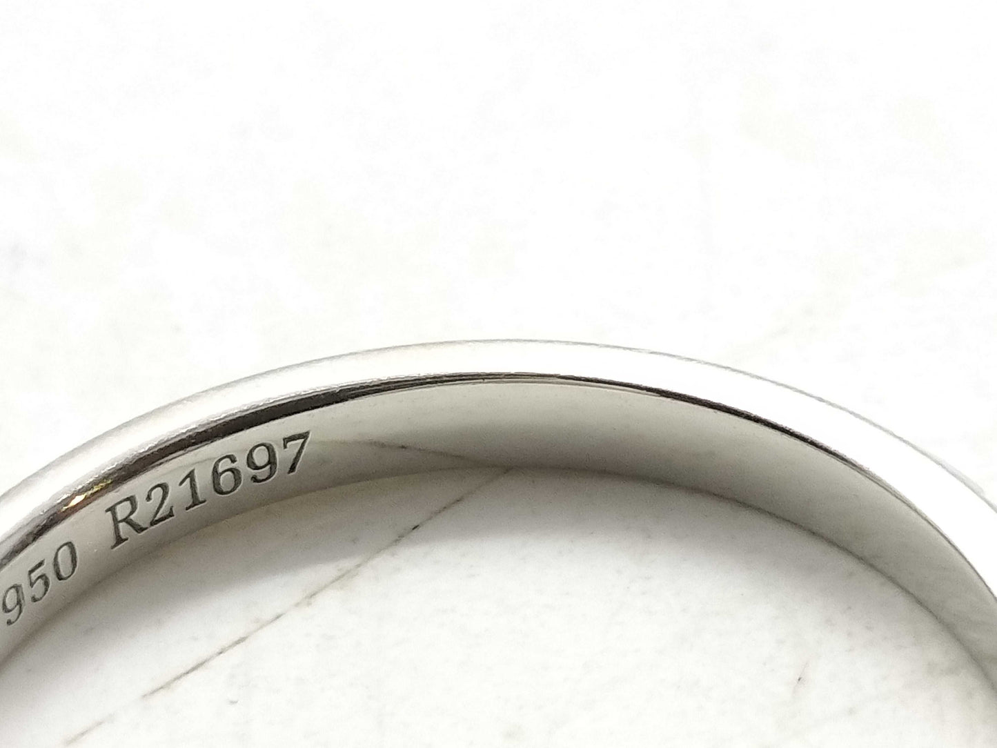 BOUCHERON Quatre Clos de Paris #54 Pt950 3.2g Ring 