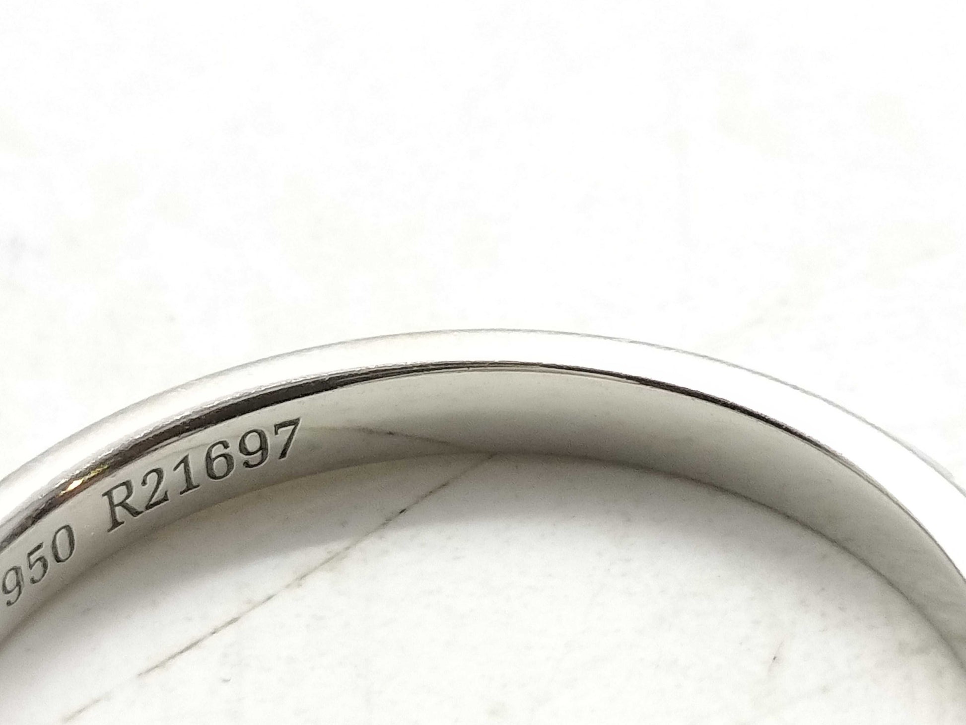 BOUCHERON Quatre Clos de Paris #54 Pt950 3.2g Ring 