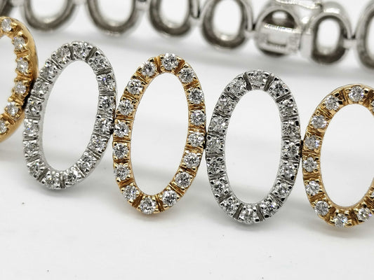 D2.00ct 750 19.2g Bracelet/Bangle 