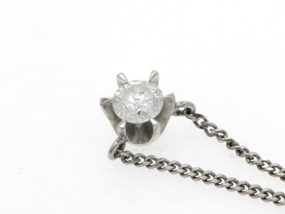 D0.20ct Pt850 2.7g Necklace 