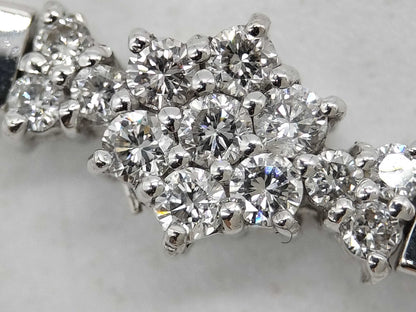 D0.18ct K18WG 6.7g Bracelet/Bangle 