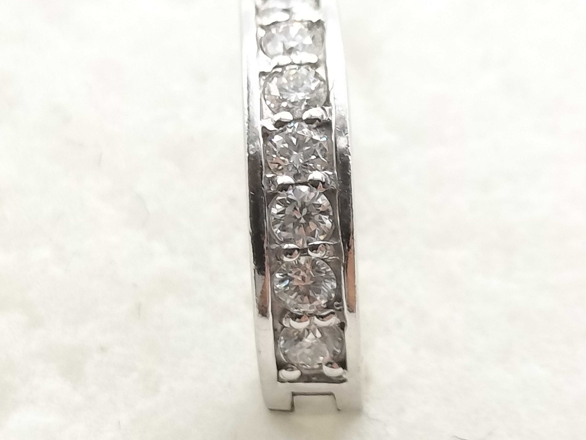 D0.14ct/0.14ct K18WG 2.3g Earrings 
