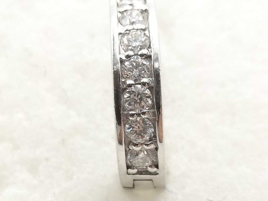 D0.14ct/0.14ct K18WG 2.3g Earrings 
