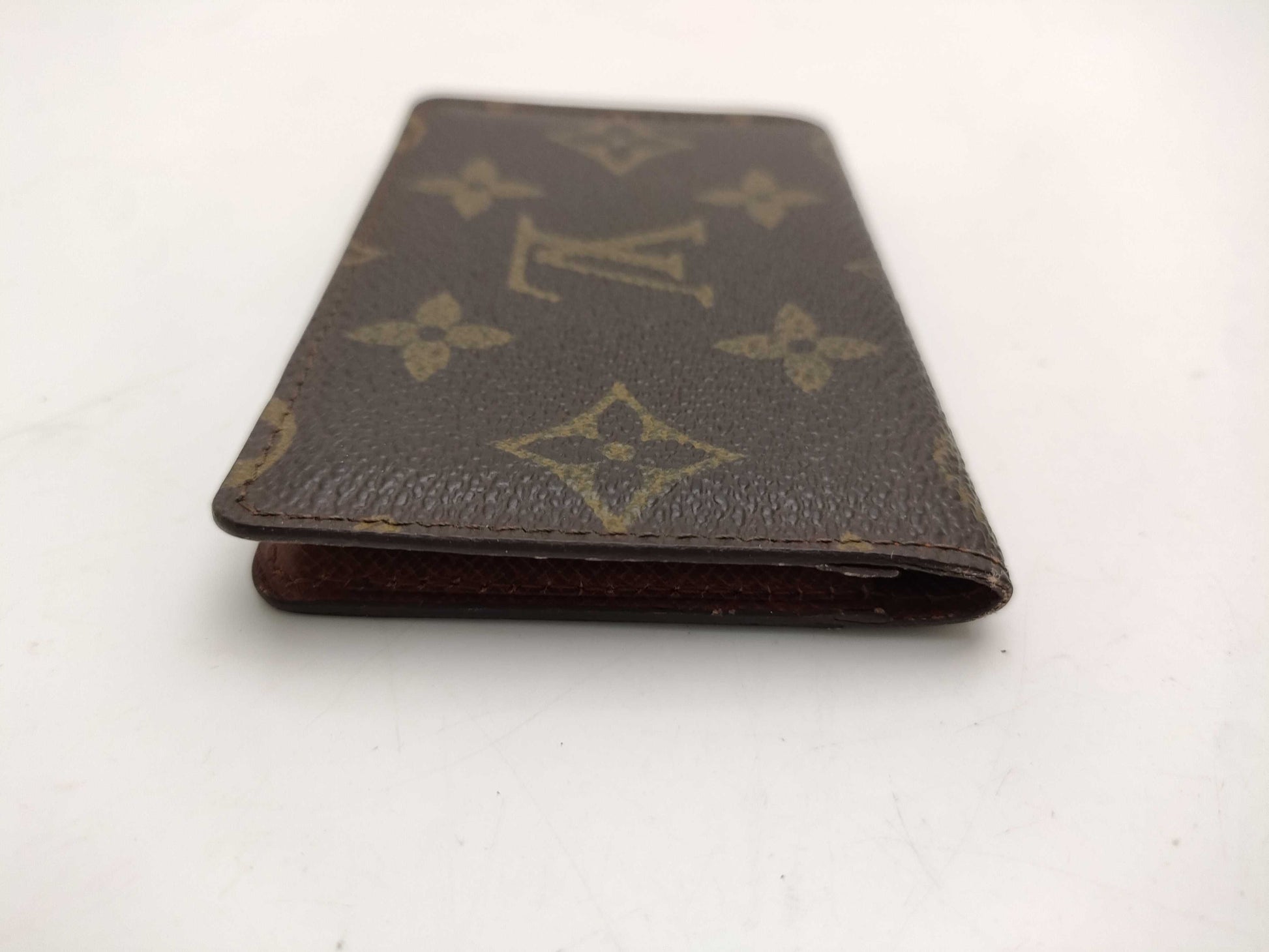 LOUIS VUITTON Monogram Bifold Business Card Case, Made in 1989, Card Case, Pass Case, Business Card Case