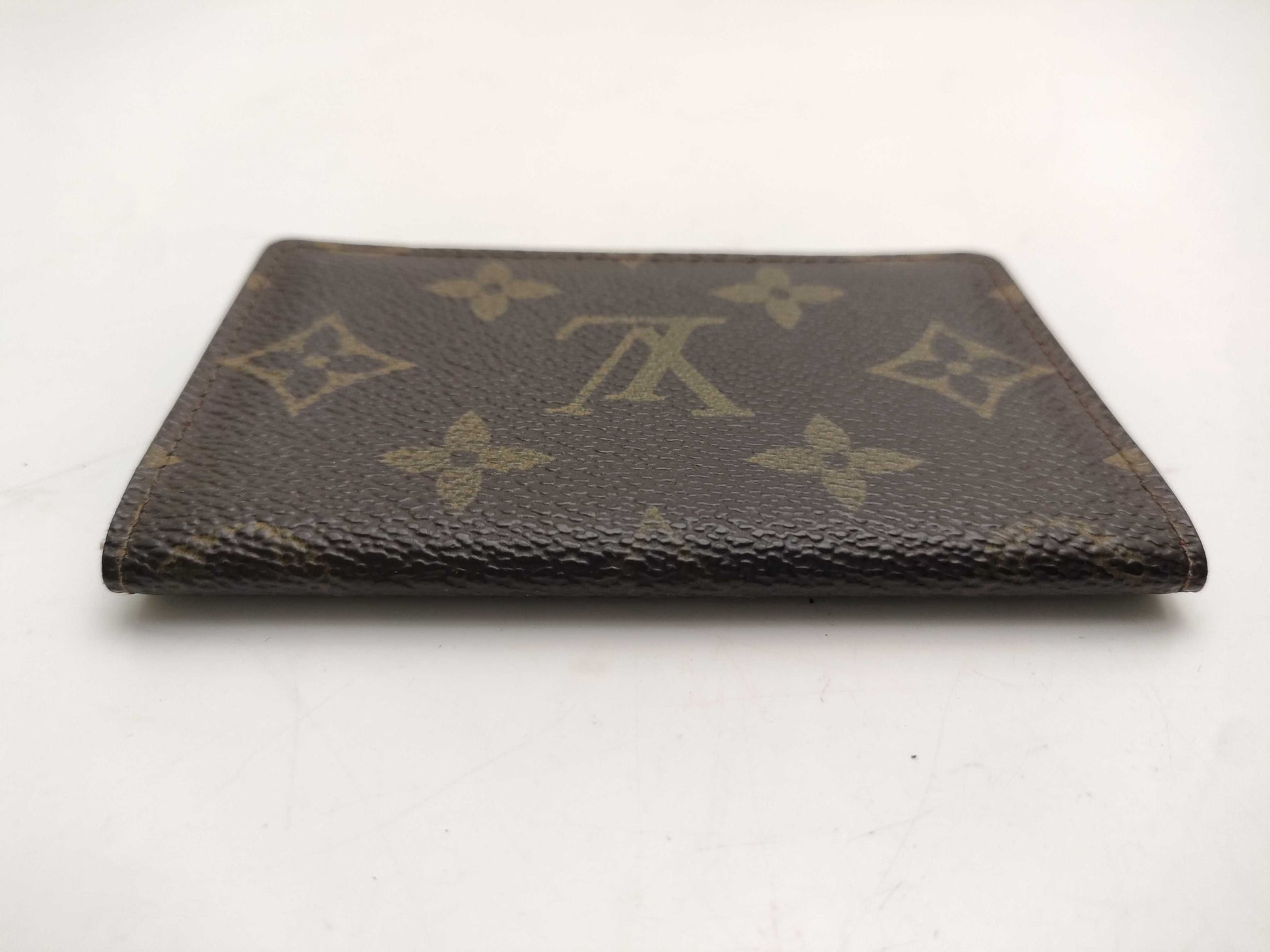 LOUIS VUITTON Monogram Bifold Business Card Case, Made in 1989, Card Case, Pass Case, Business Card Case
