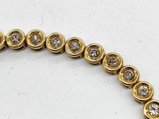 D2.00ct K18 12.8g Bracelet/Bangle 