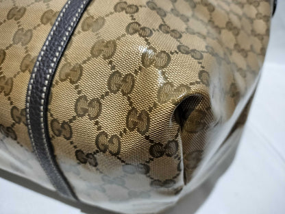 GUCCI GG Canvas Coated Canvas Tote Bag