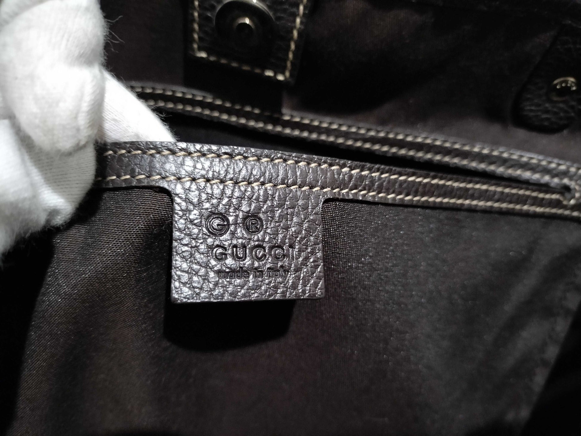 GUCCI GG Canvas Coated Canvas Tote Bag