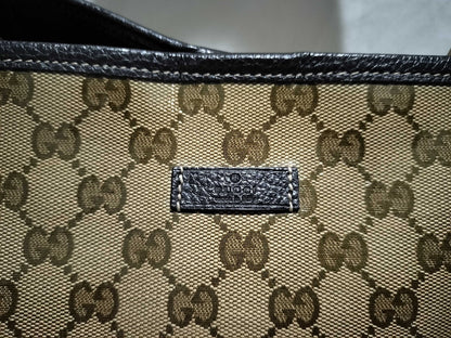 GUCCI GG Canvas Coated Canvas Tote Bag