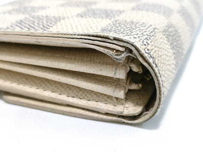 LOUIS VUITTON Damier Azur Sarah/Monogram Cardy Wallet