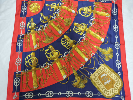 HERMES Carre CLIQUETIS Cricketis Scarf without tags
