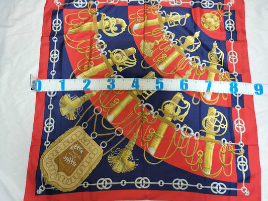 HERMES Carre CLIQUETIS Cricketis Scarf without tags