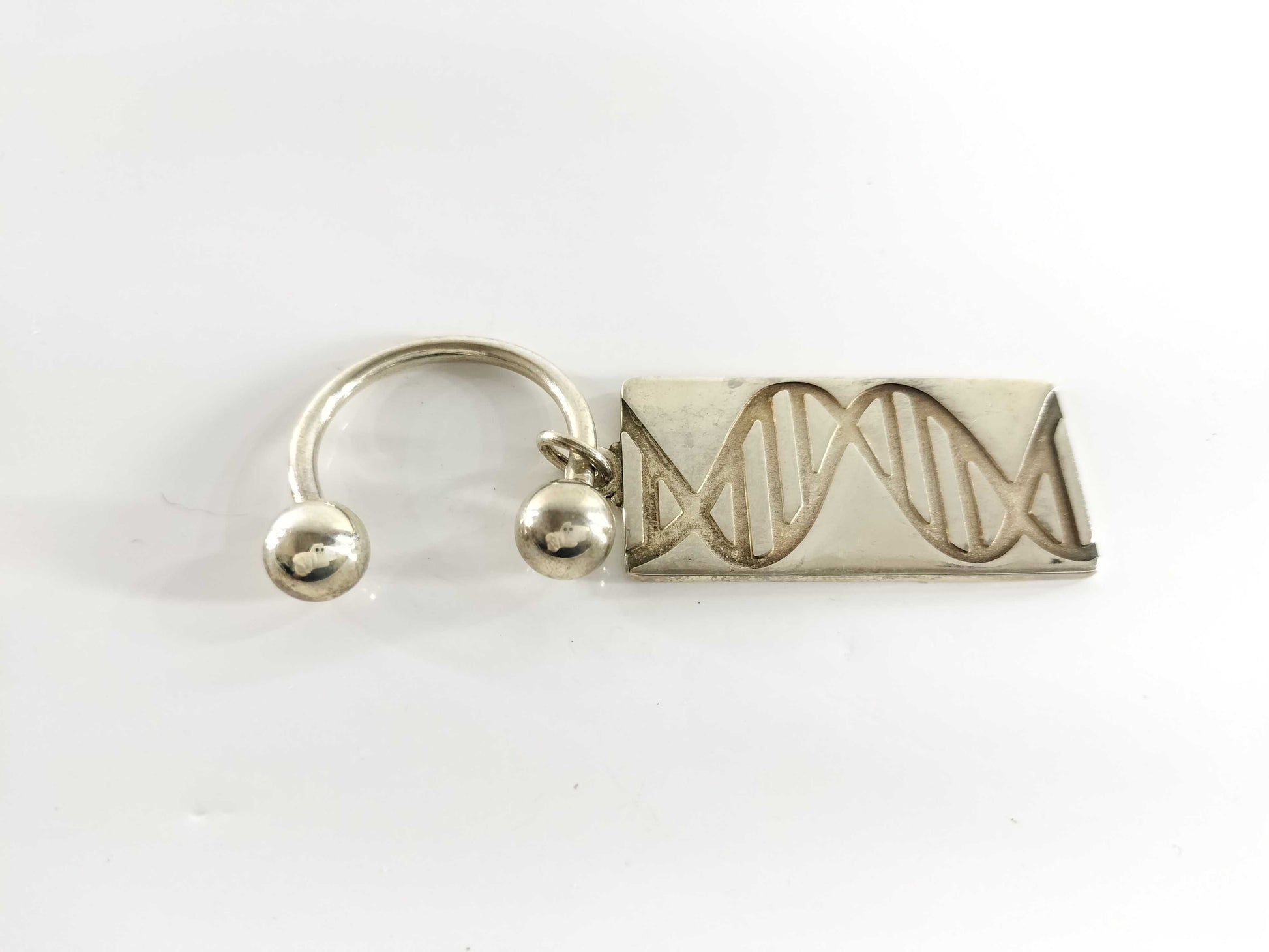 Tiffany & Co. JCR Plate 20th Anniversary Key Ring SV925 24.3g Charm