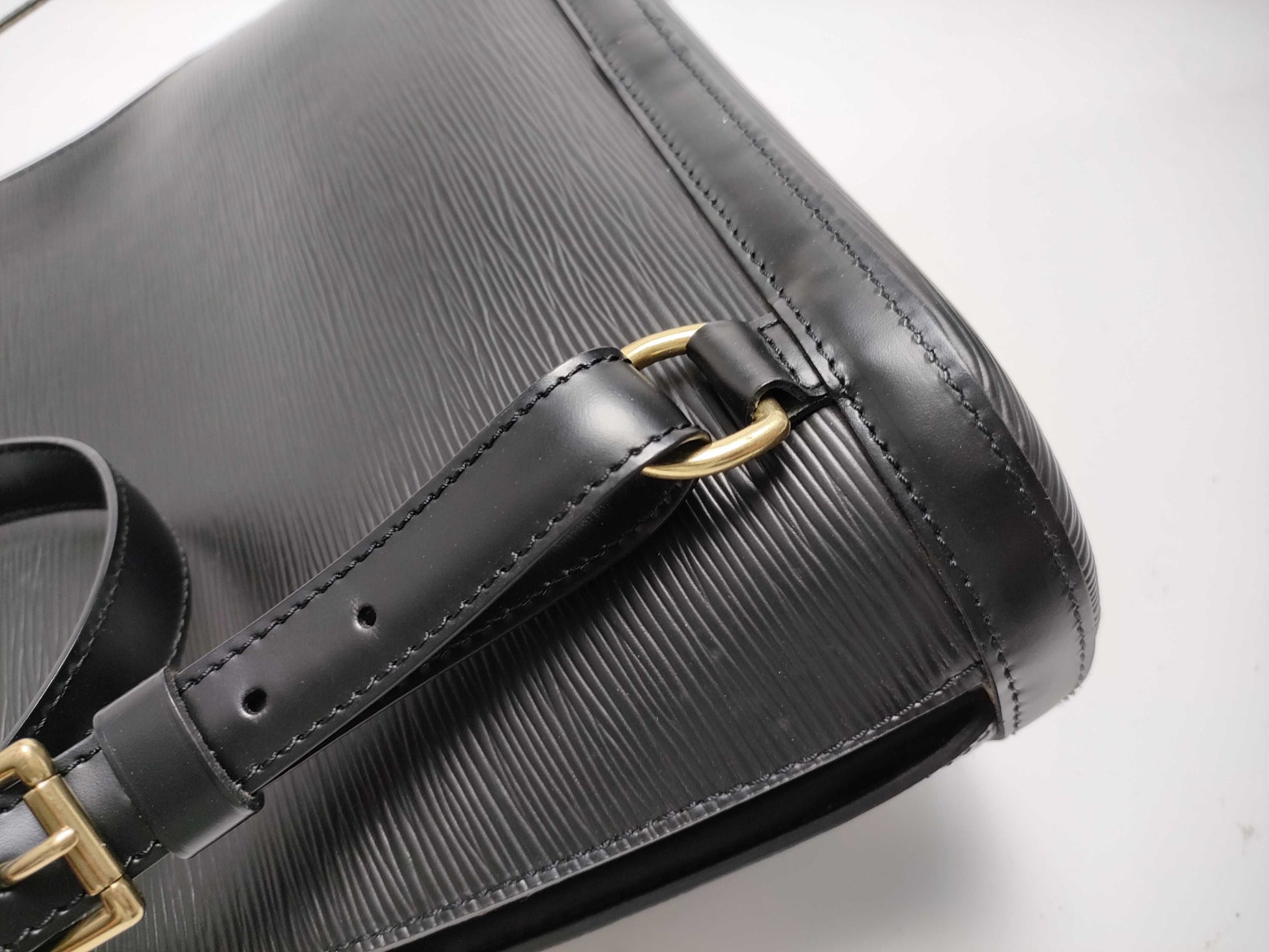LOUIS VUITTON Epi Cobran Noir Backpack