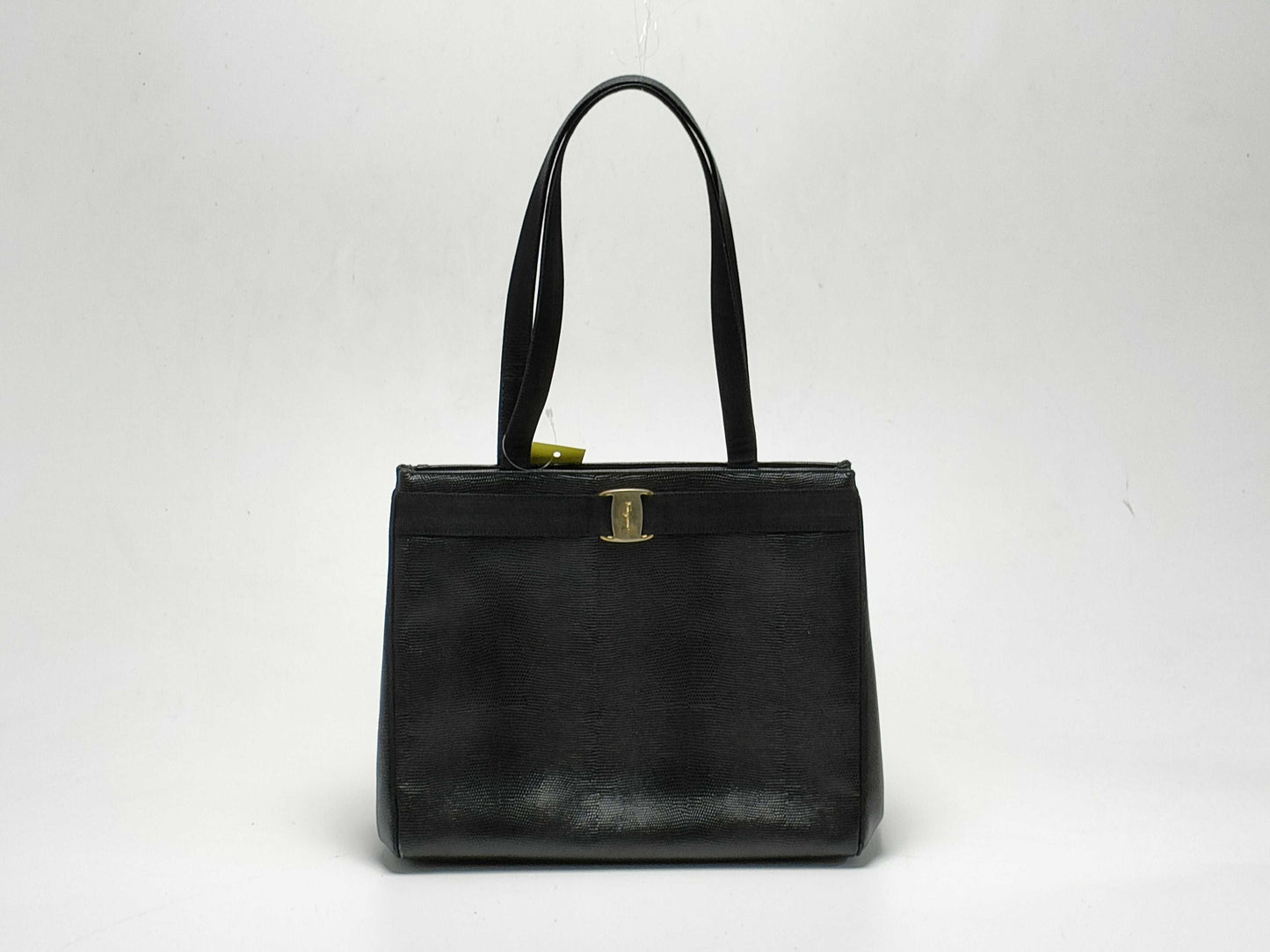 Salvatore Ferragamo Vara Embossed Handbag Handbag