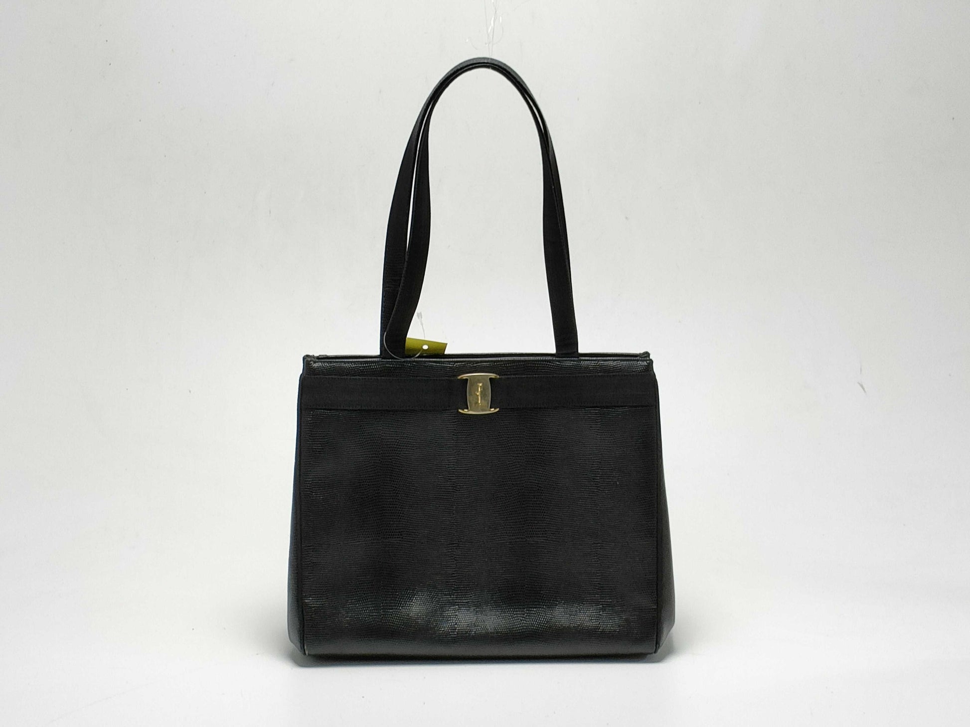 Salvatore Ferragamo Vara Embossed Handbag Handbag