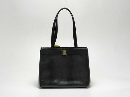 Salvatore Ferragamo Vara Embossed Handbag Handbag