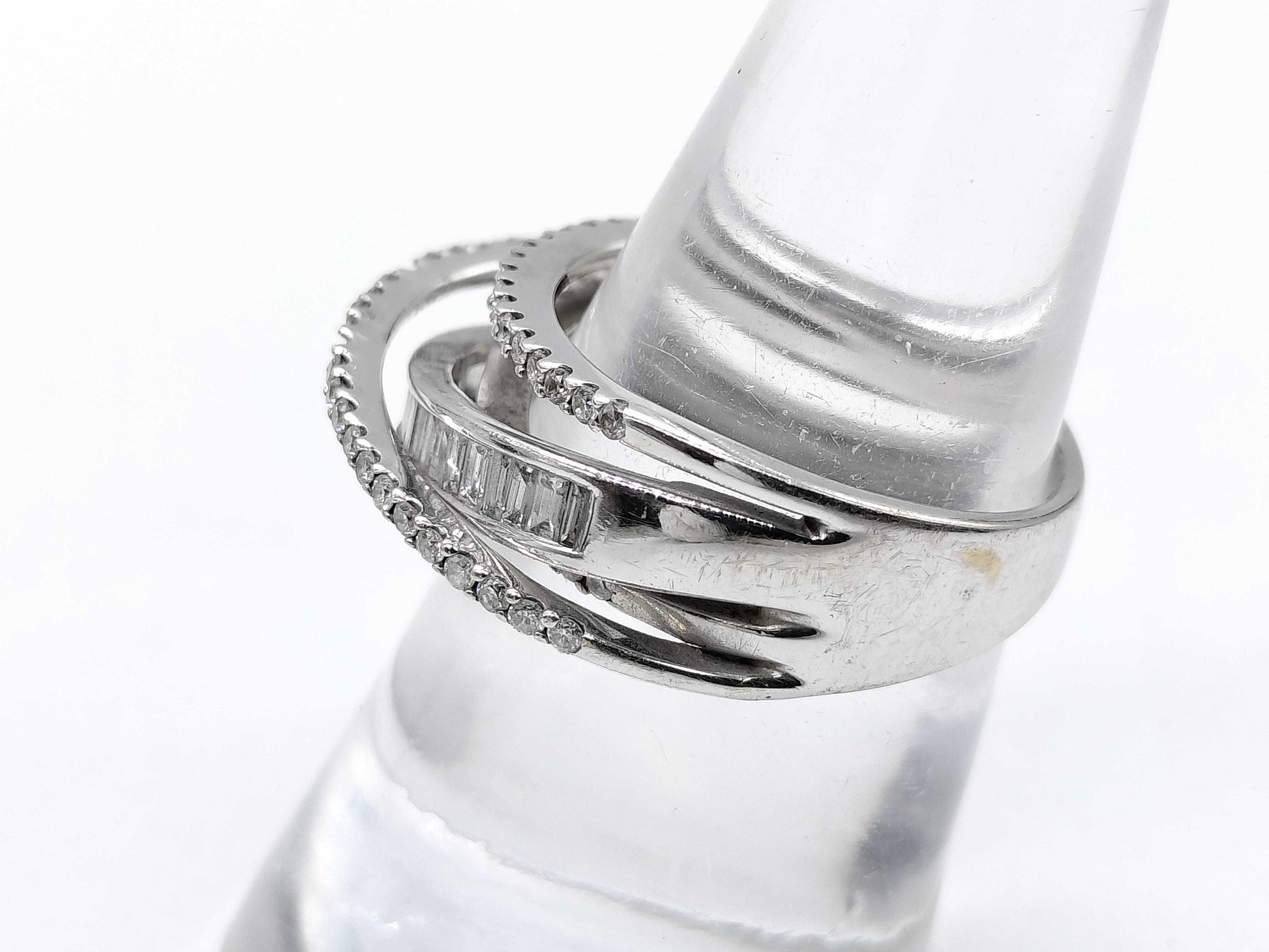 D0.85ct K18WG 5.8g Ring 