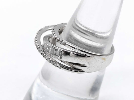 D0.85ct K18WG 5.8g Ring 
