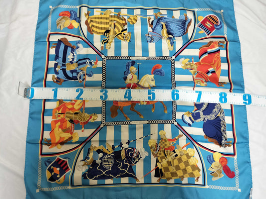 HERMES Carré 90 Feather Clash Scarf