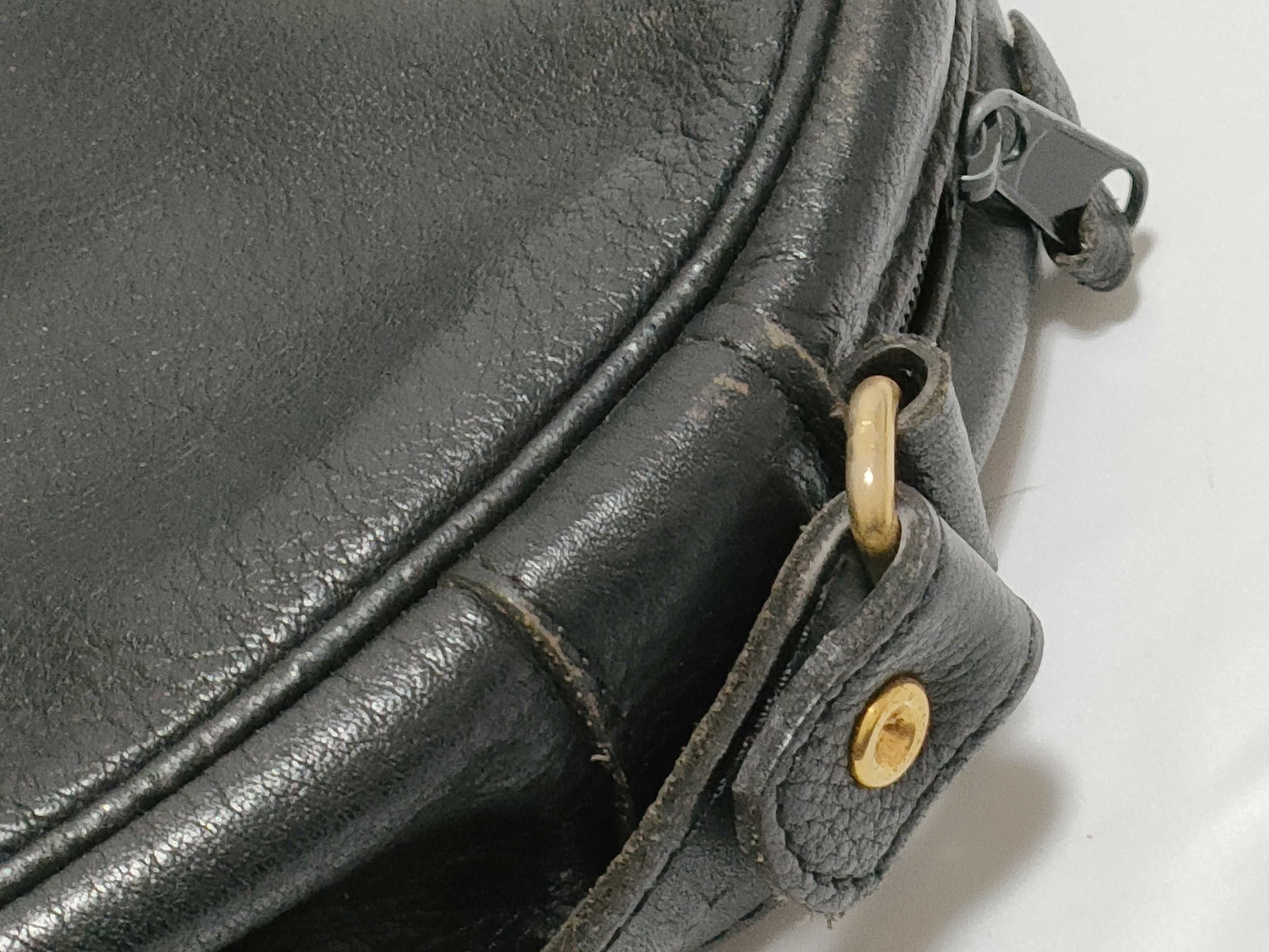 LONG CHAMP Leather Shoulder/Folding Bag Shoulder Bag