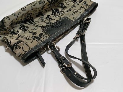 COACH F14443/Wallet Coach/Ferragamo/Prada 4-Piece Set Tote Bag